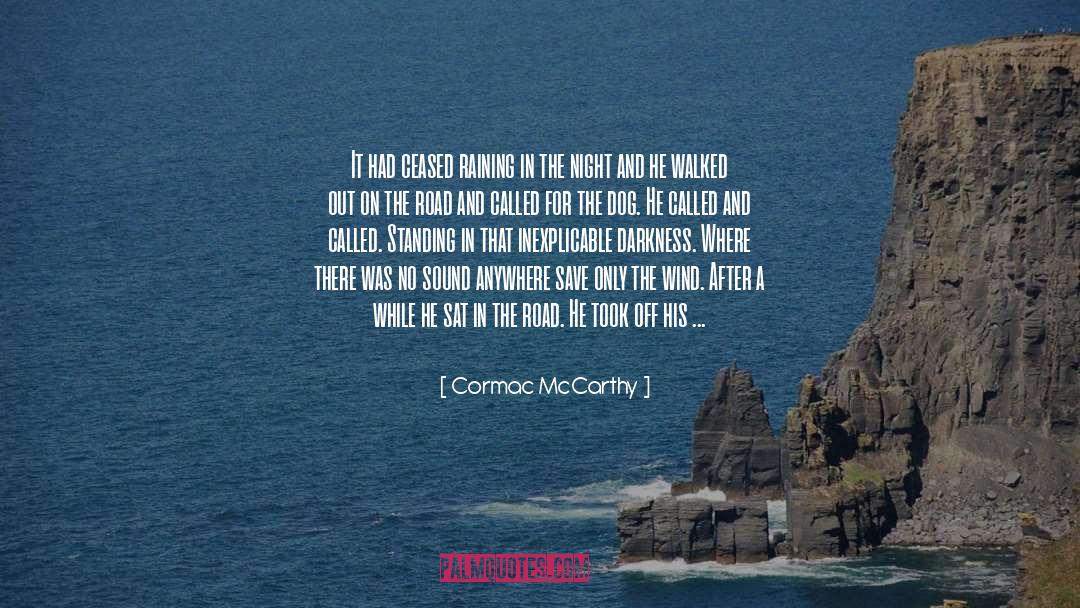 Rain Alley quotes by Cormac McCarthy