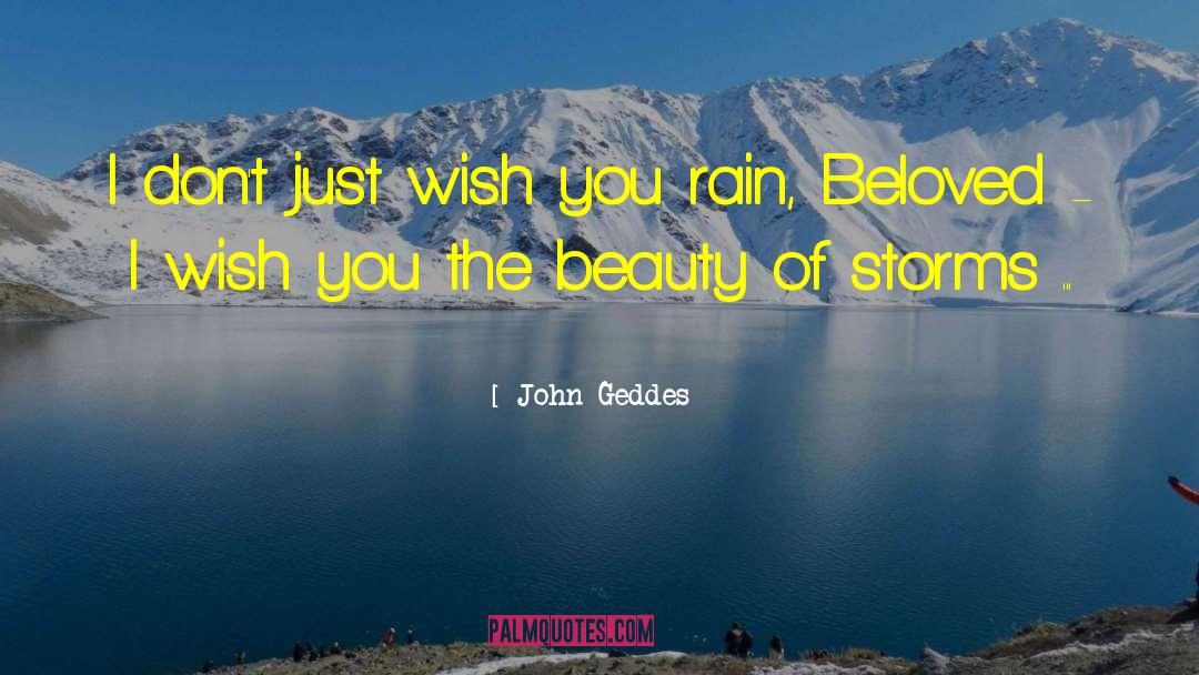 Rain Alley quotes by John Geddes