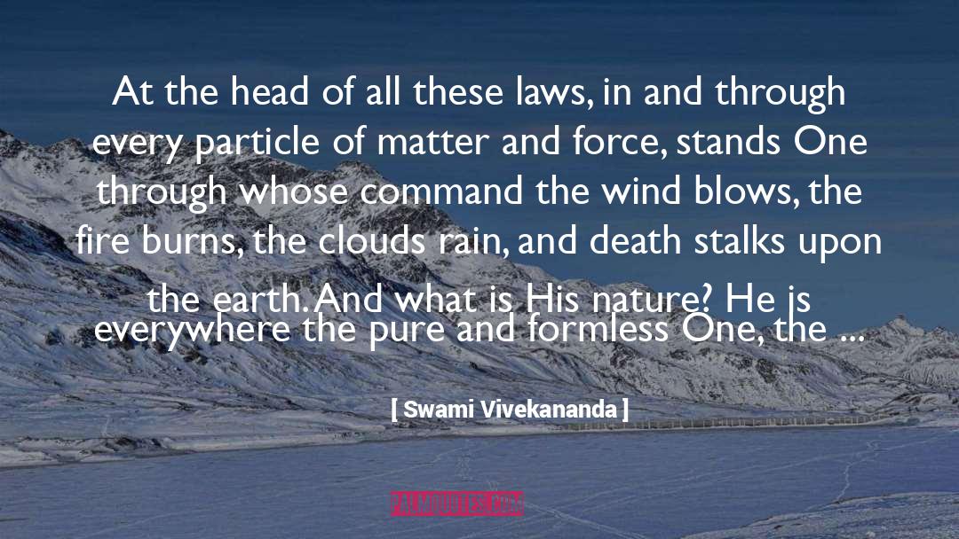 Rain And Death quotes by Swami Vivekananda