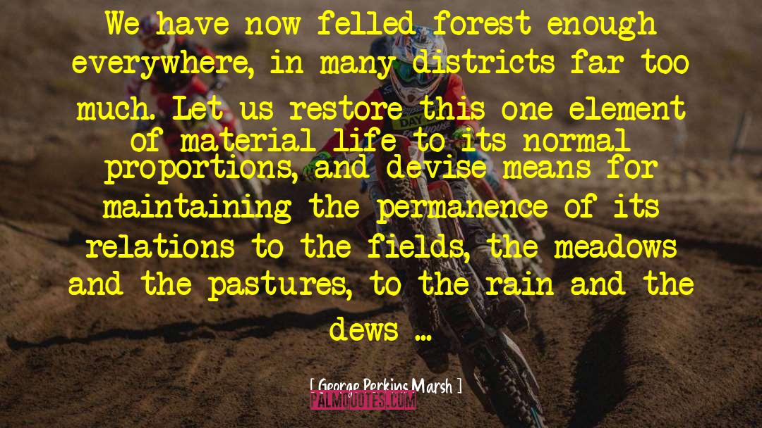 Rain And Funerals quotes by George Perkins Marsh