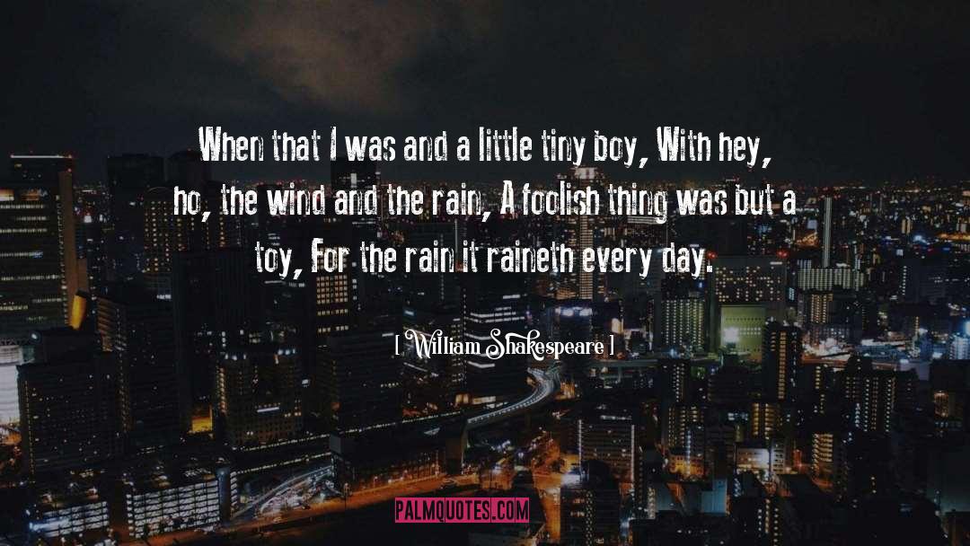 Rain And Funerals quotes by William Shakespeare