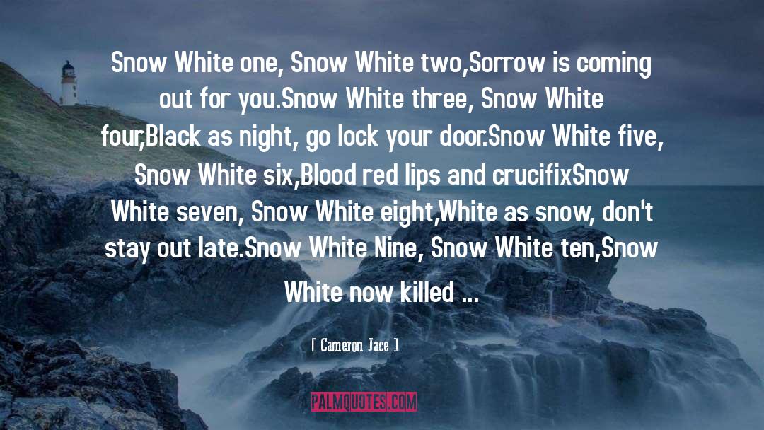 Rain And Snow quotes by Cameron Jace