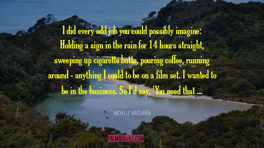 Rain Drop quotes by Michelle MacLaren
