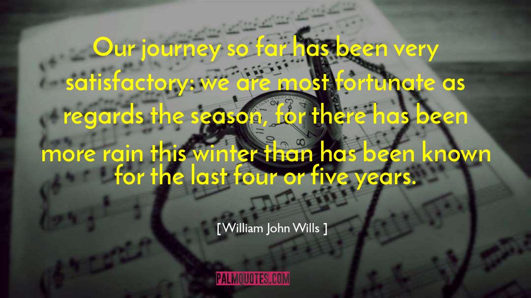 Rain Falling quotes by William John Wills