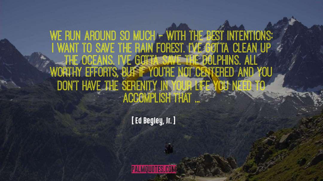 Rain Forest quotes by Ed Begley, Jr.