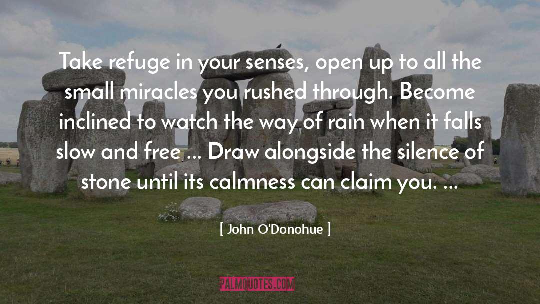Rain quotes by John O'Donohue