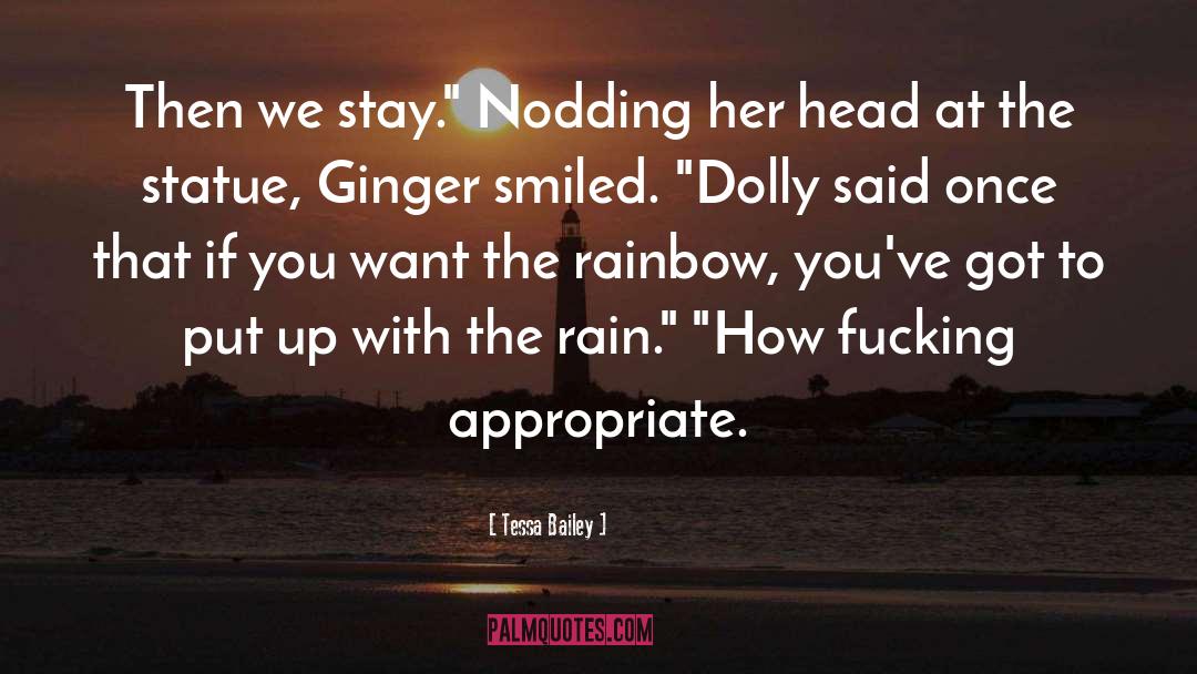 Rain quotes by Tessa Bailey