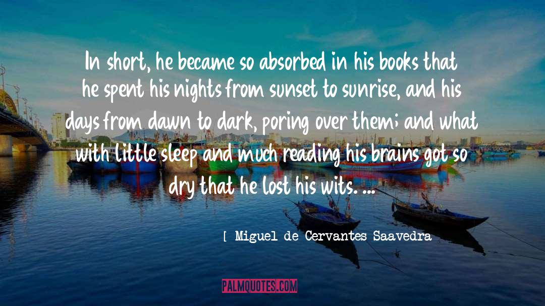 Rain Sleep quotes by Miguel De Cervantes Saavedra