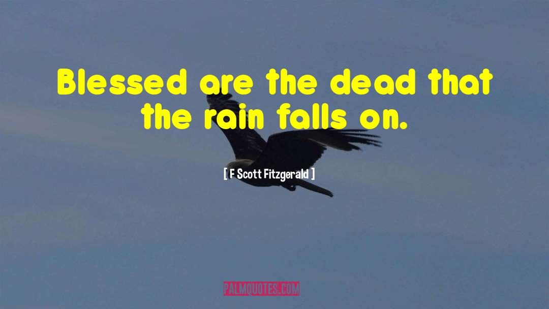 Rain Sleep quotes by F Scott Fitzgerald