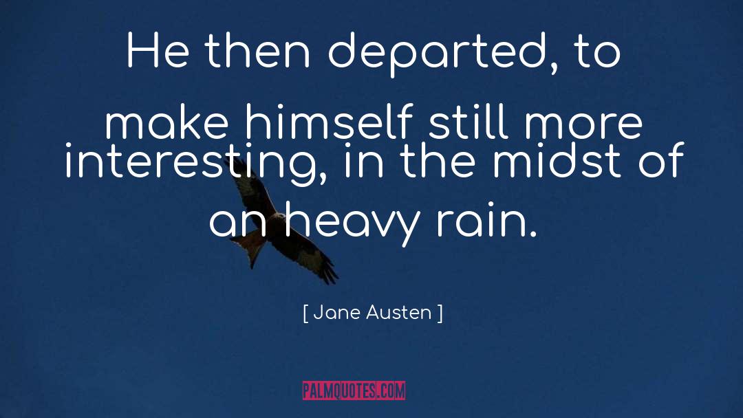 Rain Traveling quotes by Jane Austen