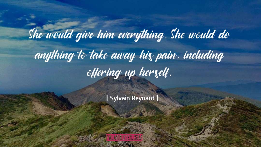 Rain Washing Away Pain quotes by Sylvain Reynard