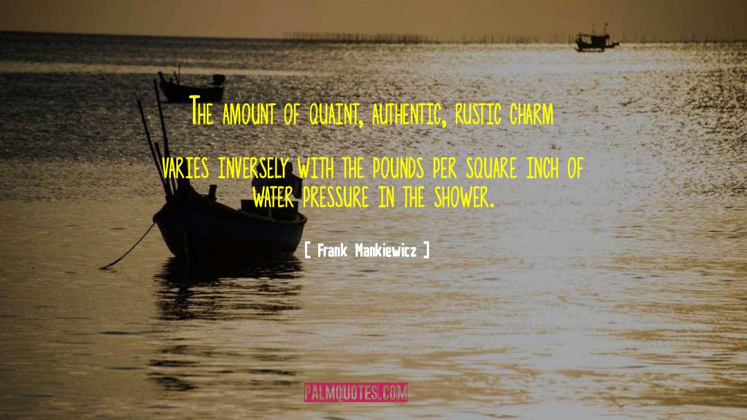 Rain Water quotes by Frank Mankiewicz