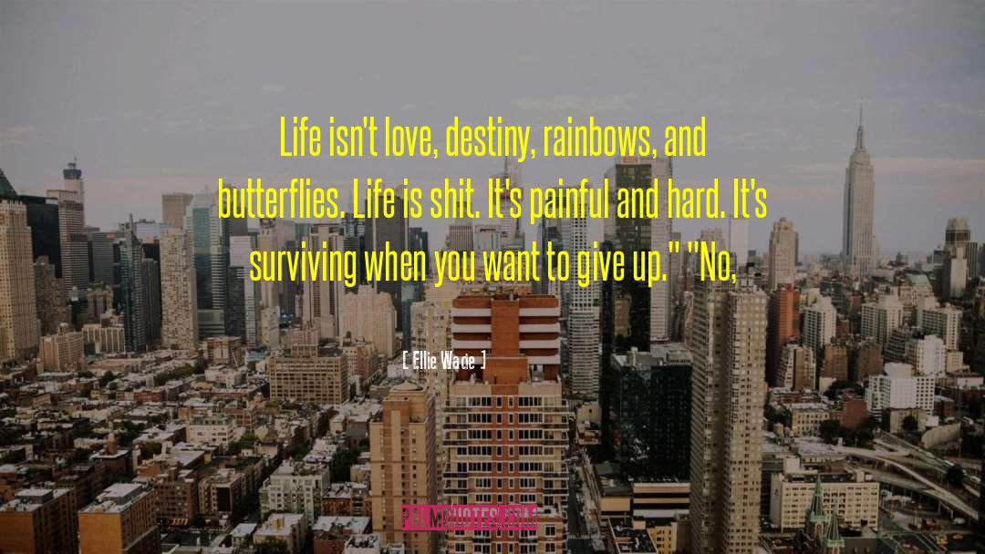 Rainbows And Butterflies quotes by Ellie Wade