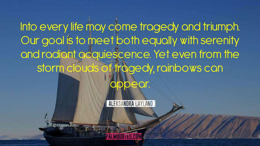 Rainbows quotes by Aleksandra Layland