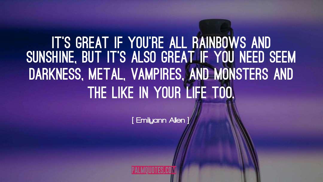 Rainbows quotes by Emilyann Allen