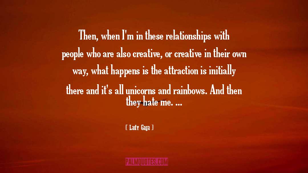 Rainbows quotes by Lady Gaga
