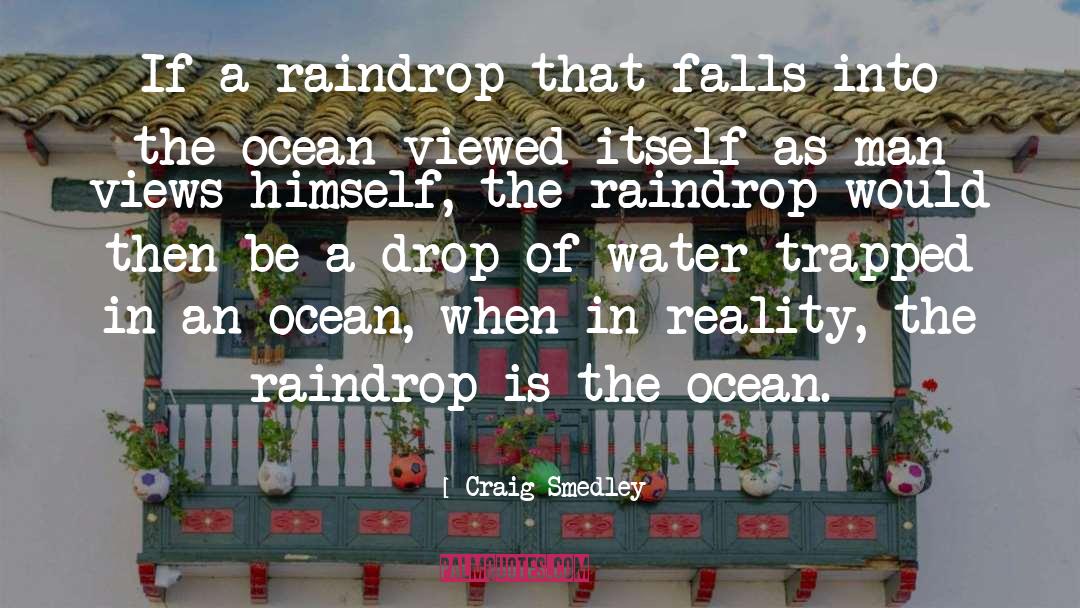 Raindrop quotes by Craig Smedley