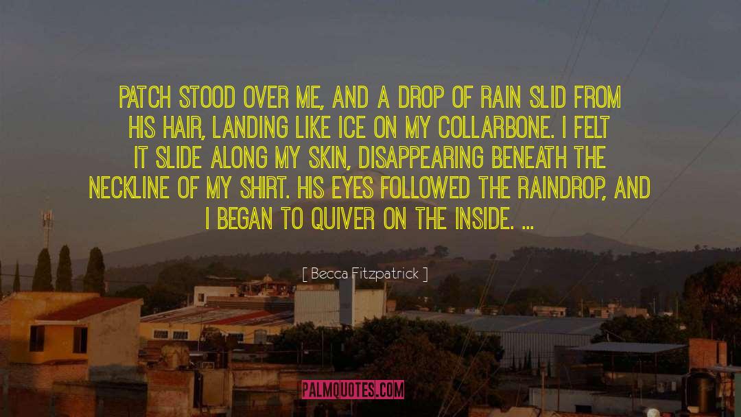 Raindrops quotes by Becca Fitzpatrick