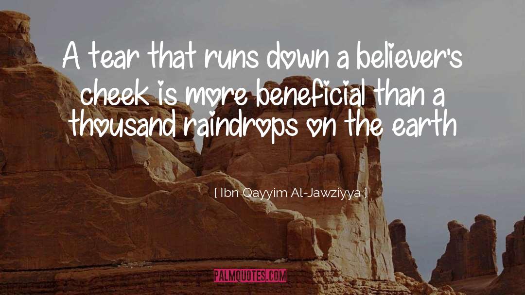 Raindrops quotes by Ibn Qayyim Al-Jawziyya