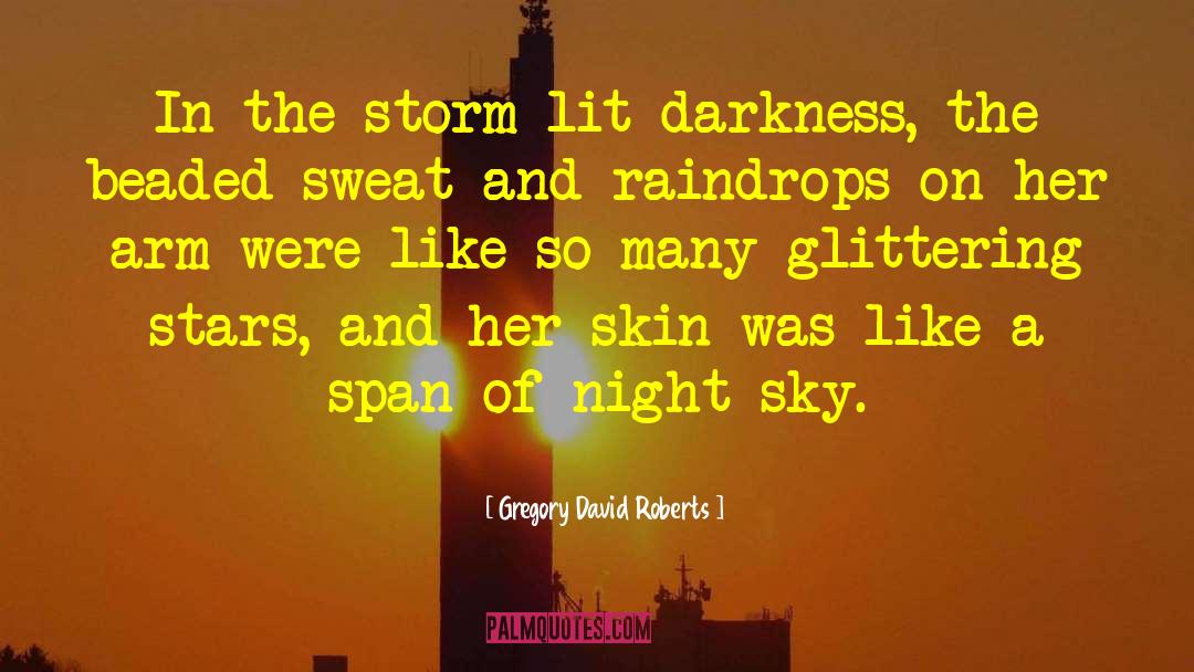 Raindrops quotes by Gregory David Roberts