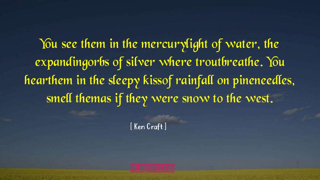 Rainfall quotes by Ken Craft