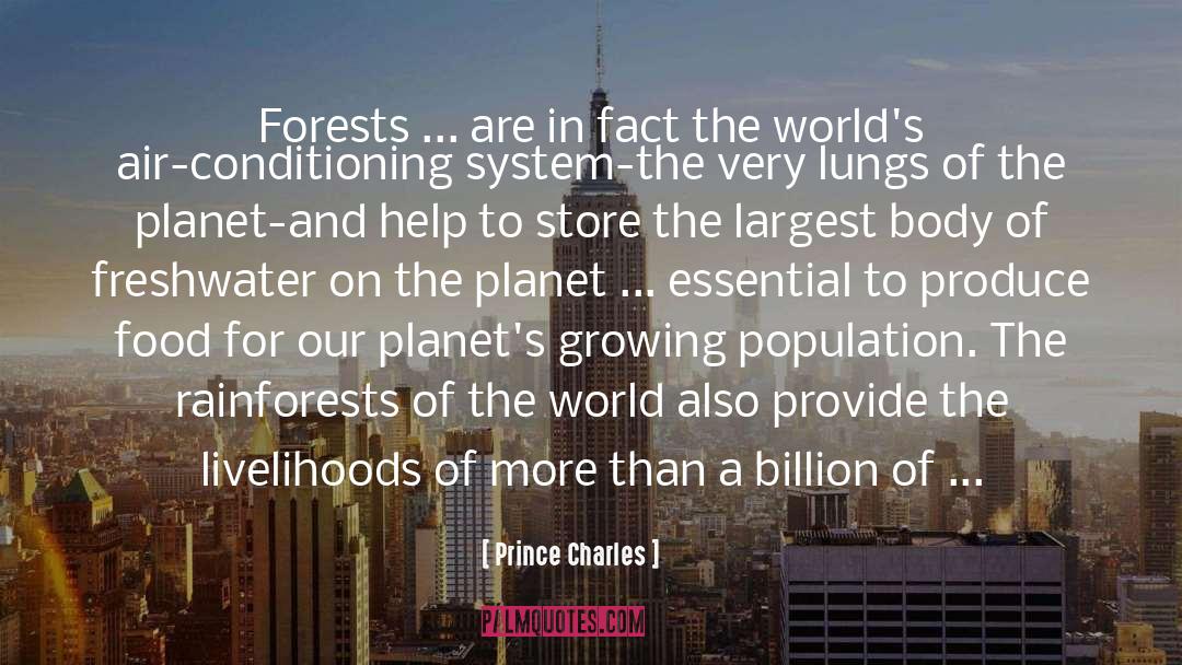 Rainforests quotes by Prince Charles