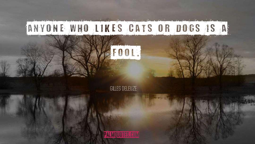 Raining Cats And Dogs Full quotes by Gilles Deleuze