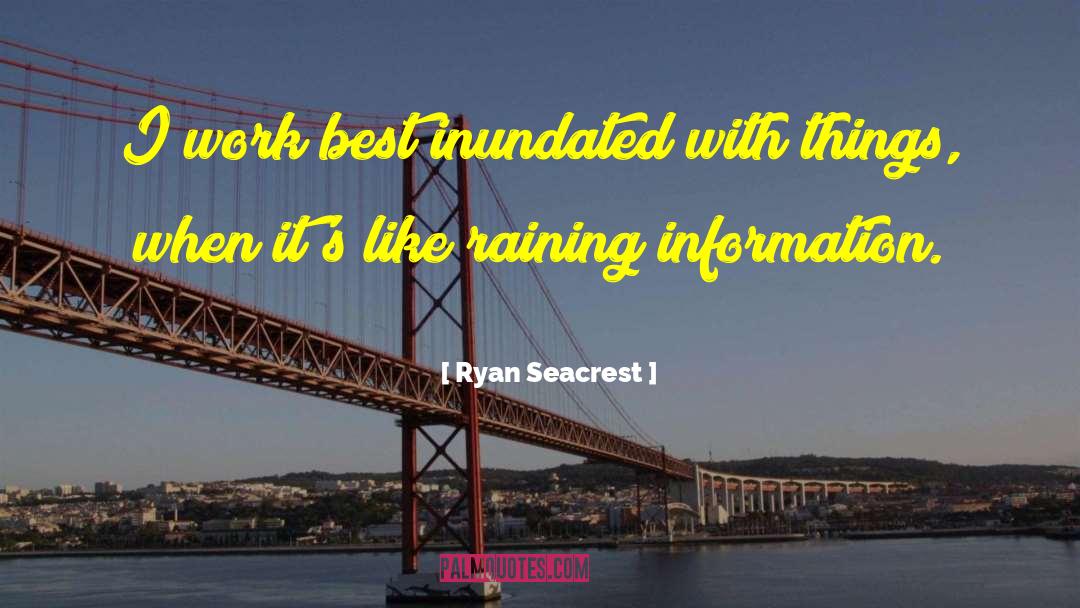 Raining quotes by Ryan Seacrest