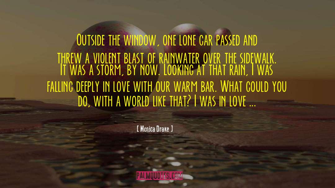 Rainwater quotes by Monica Drake