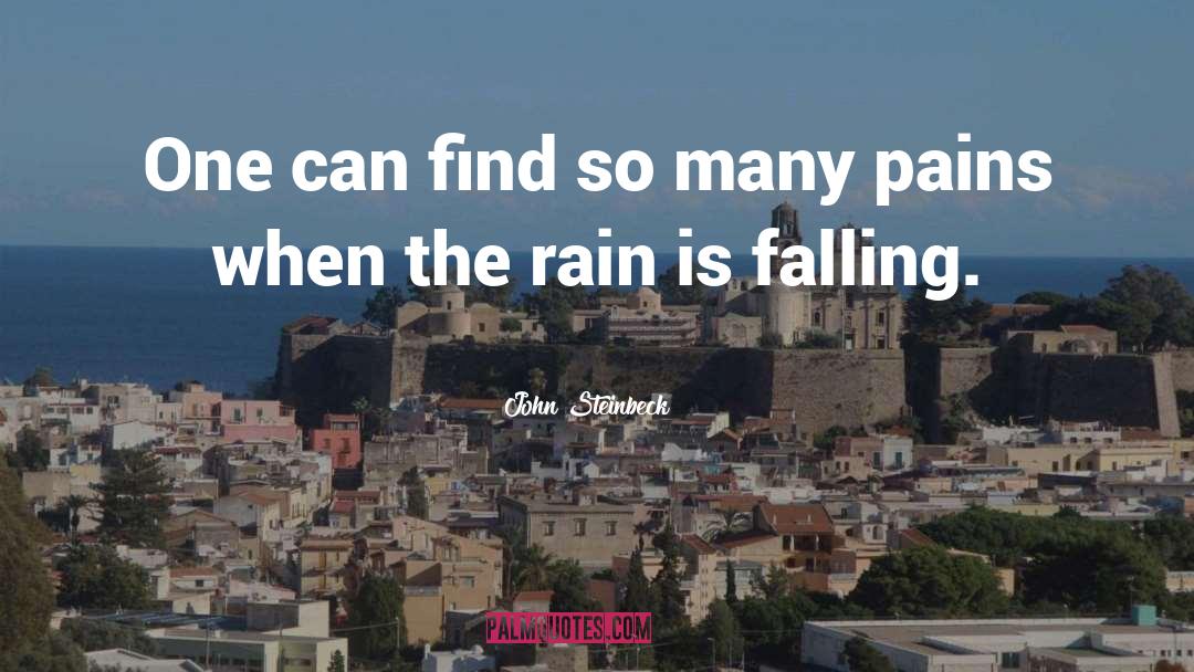 Rainy Day Blessing quotes by John Steinbeck