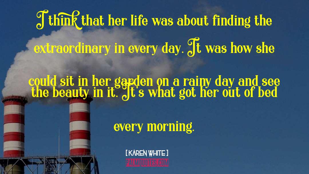 Rainy Day Blues quotes by Karen White