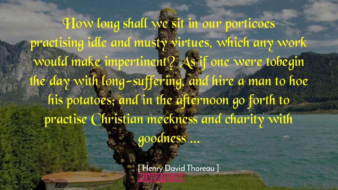 Rainy Day Work quotes by Henry David Thoreau