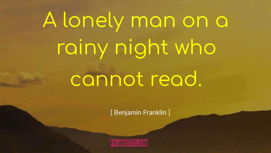 Rainy Night quotes by Benjamin Franklin