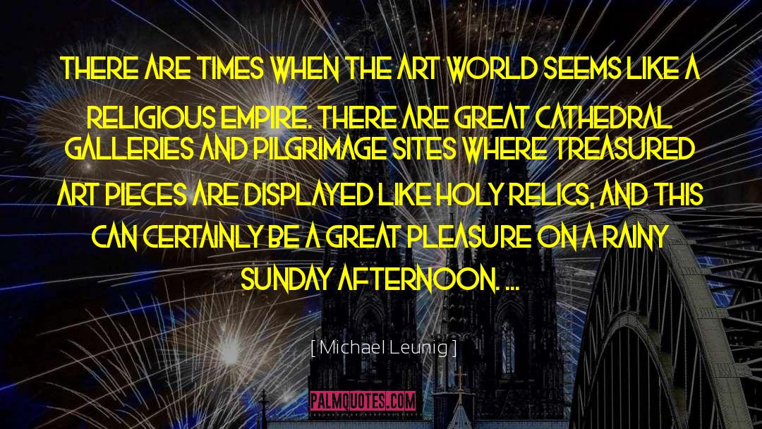 Rainy Sunday quotes by Michael Leunig