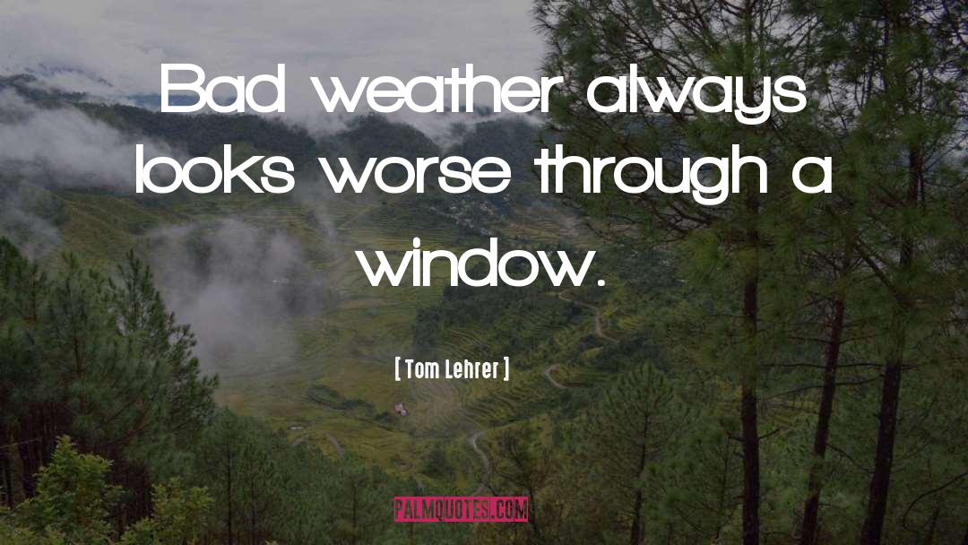 Rainy Weather quotes by Tom Lehrer