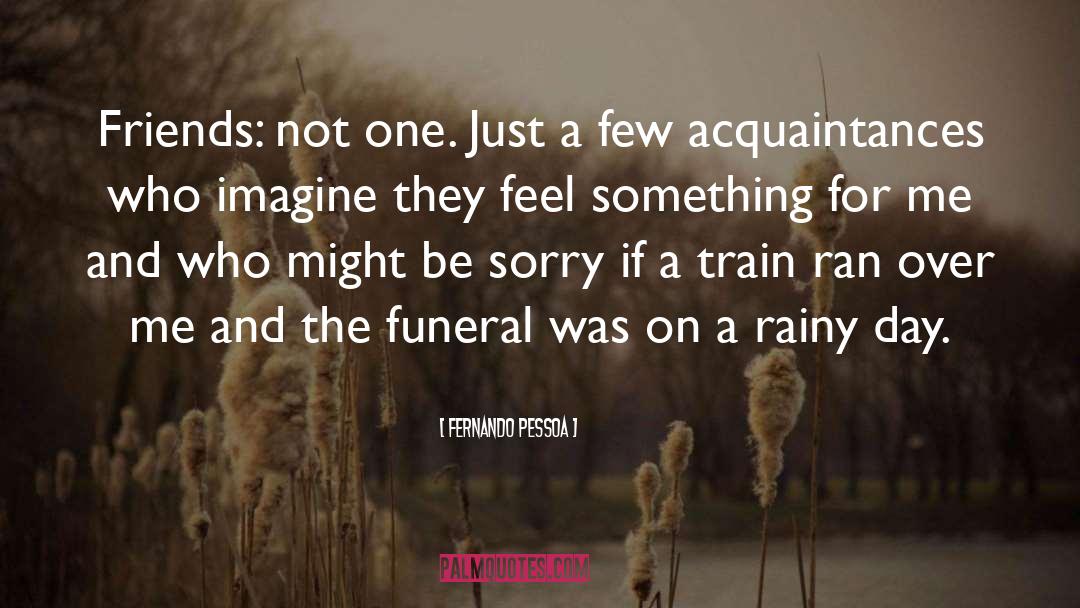 Rainy Weather Ride quotes by Fernando Pessoa