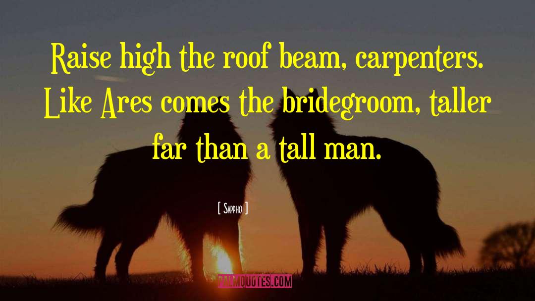 Raise High The Roof Beam quotes by Sappho