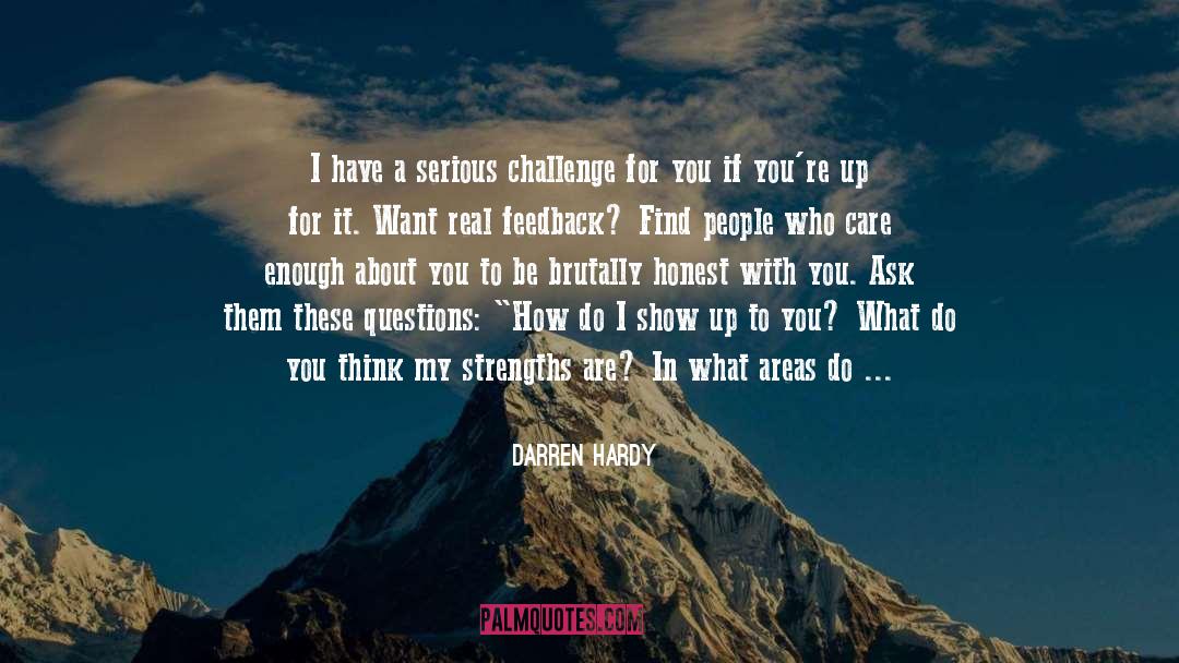 Raise Questions quotes by Darren Hardy