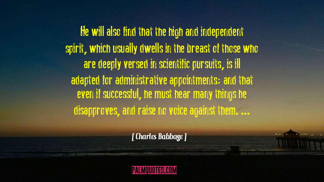 Raise Voice Against Injustice quotes by Charles Babbage