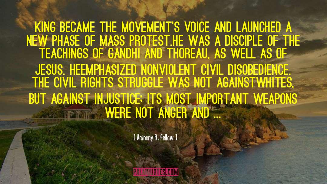Raise Voice Against Injustice quotes by Anthony R. Fellow