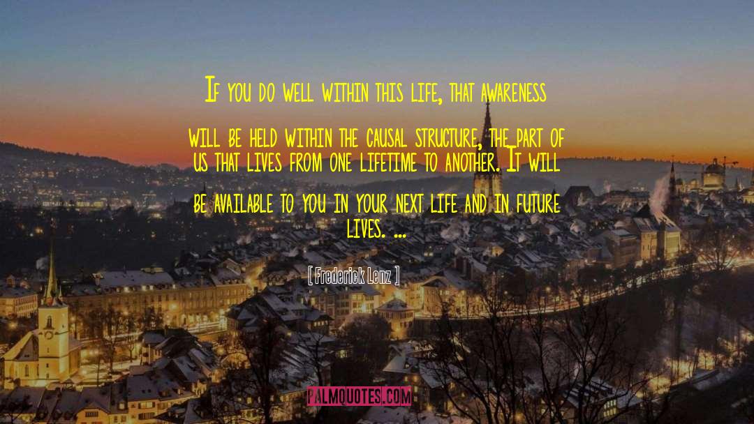 Raise Your Awareness quotes by Frederick Lenz