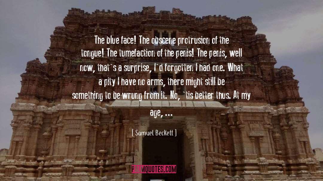Raises quotes by Samuel Beckett