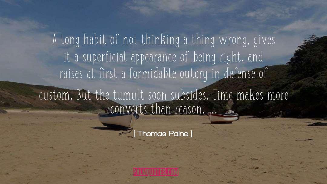 Raises quotes by Thomas Paine
