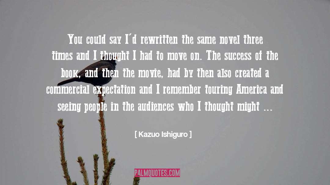 Raisinets Commercial quotes by Kazuo Ishiguro