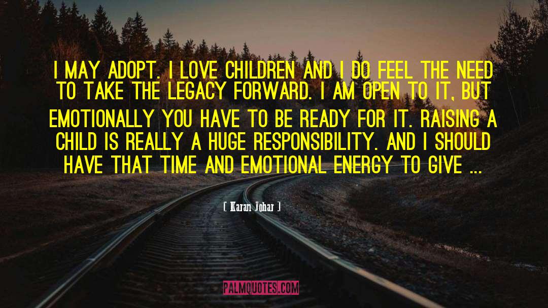 Raising A Child quotes by Karan Johar