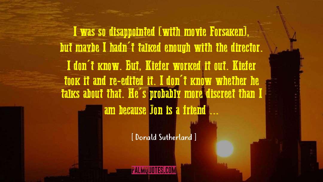 Rajamanickam Movie quotes by Donald Sutherland