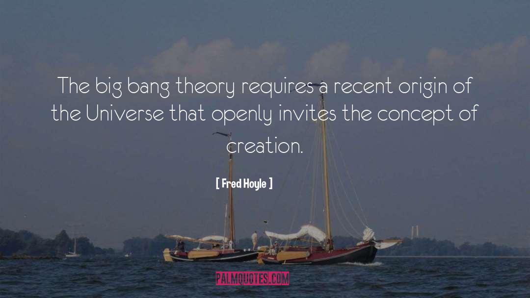 Rajesh Big Bang quotes by Fred Hoyle