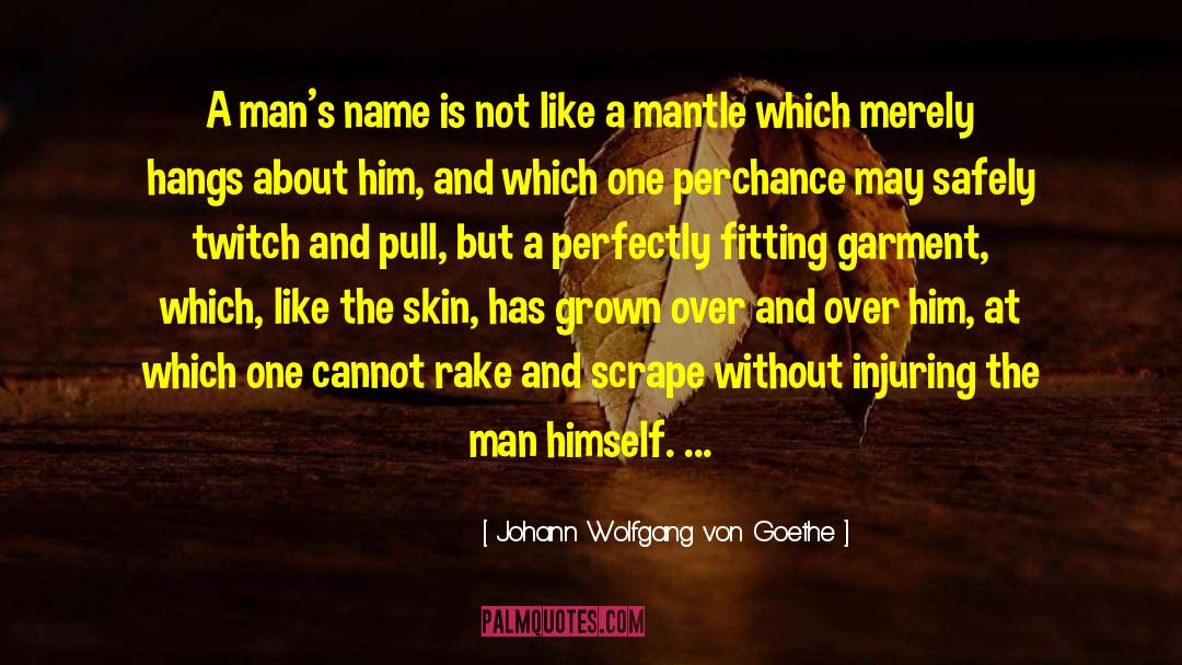 Rakes quotes by Johann Wolfgang Von Goethe