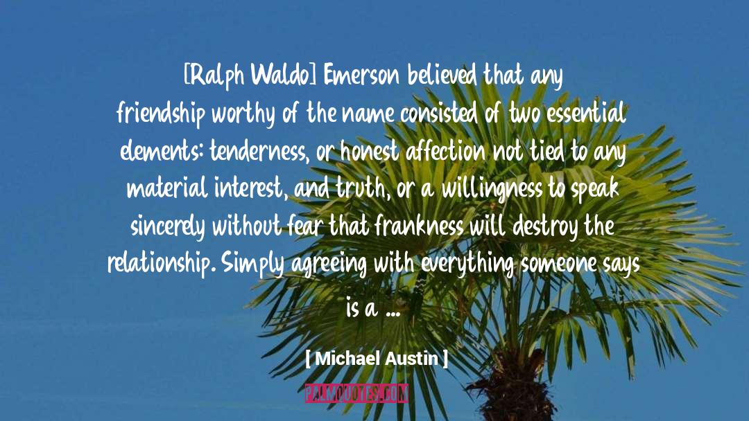 Ralph Waldo Emerson Imagination quotes by Michael Austin