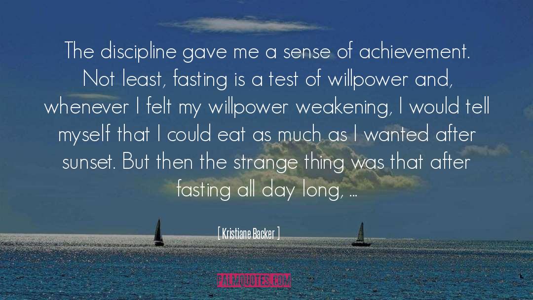 Ramadan Fasting quotes by Kristiane Backer